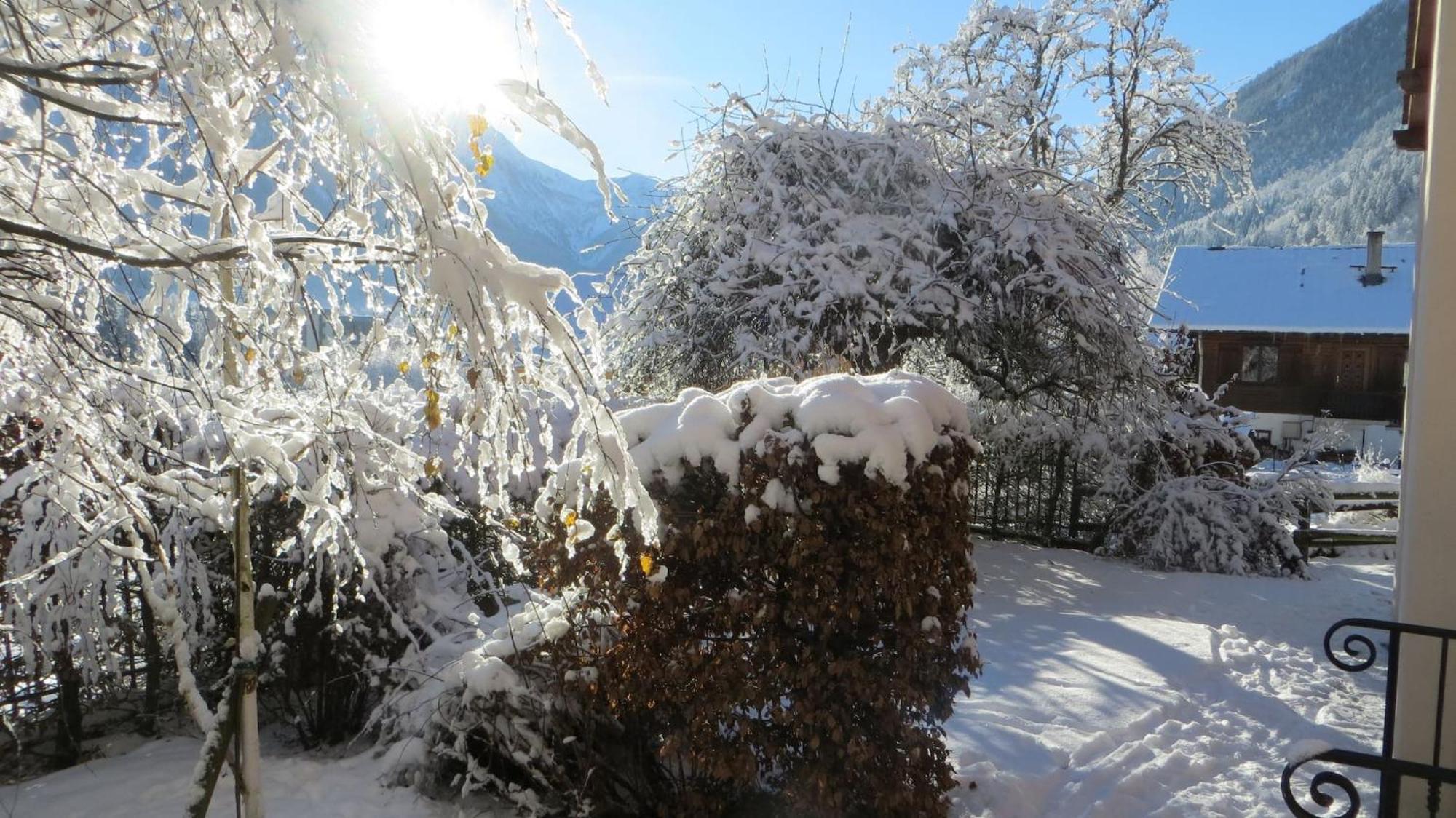 Les Alpins - Centre De Chamonix - Renove Avec Jardin Et Vue Imprenable Sur Le Montblanc Lägenhet Exteriör bild